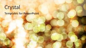  Presentation with colorful circles - Amazing presentation design having colorful circles of light abstract backdrop and a  colored foreground