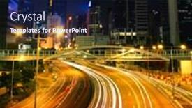  Presentation with city night - Audience pleasing PPT layouts consisting of colorful-city-night-scene backdrop and a wine colored foreground