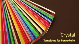  Presentation with dark space - Audience pleasing presentation theme consisting of colorful color guide on dark background with copy space backdrop and a wine colored foreground