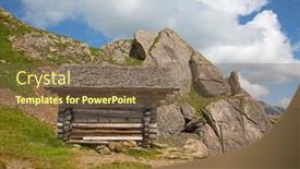  Presentation with flower border colorful made - Audience pleasing PPT theme consisting of colorful-dahlia-flower-with-morning backdrop and a violet colored foreground