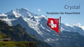  Presentation with flower border colorful made - Amazing slide set having colorful-dahlia-flower-with-morning backdrop and a light blue colored foreground