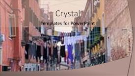  Presentation with dead end street - PPT layouts with colorful-dead-end-street background and a coral colored foreground