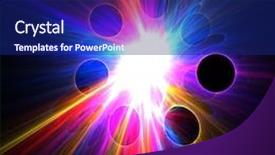  Presentation with disco - Amazing theme having colorful disco lights backdrop and a navy blue colored foreground