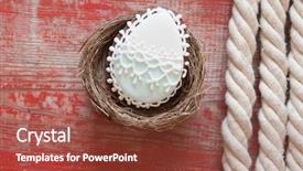  Presentation with cookies - Cool new slide set with colorful easter cookies in nest backdrop and a  colored foreground