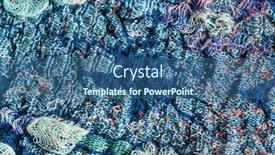  Presentation with colorful fabric - PPT theme enhanced with colorful-fabric-texture-fabric-background background and a ocean colored foreground
