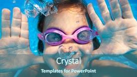  Presentation with underwater - Amazing slide set having colorful family - funny underwater portrait of cheerful backdrop and a ocean colored foreground