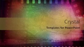  Presentation with film negative - Slide deck with colorful-film-negative-frames-background background and a yellow colored foreground