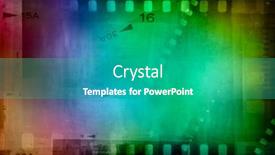  Presentation with film negative - Slide deck enhanced with colorful-film-negative-frames-background background and a teal colored foreground