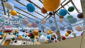  Presentation with taiwan - Slides having colorful-floating-ball-in-nanliao background and a teal colored foreground