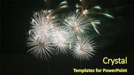  Presentation with firework - Slides enhanced with colorful fourth of july firework background and a wine colored foreground