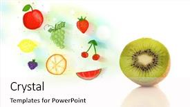  Presentation with hand drawn cartoon of sports - Cool new slides with colorful fruits with hand drawn backdrop and a  colored foreground