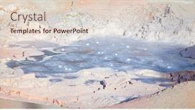  Presentation with yellowstone - Presentation design enhanced with colorful-hot-water-pool background and a  colored foreground