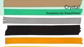  Presentation with duct - Cool new theme with colorful insulating adhesive tape backdrop and a seafoam green colored foreground