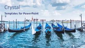  Presentation with church blue - PPT layouts having colorful-landscape-with-clear-blue background and a sky blue colored foreground