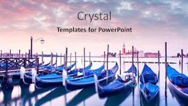  Presentation with pink sky - PPT theme enhanced with colorful-landscape-with-pink-sunset background and a lemonade colored foreground