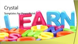  Presentation with colorful odontology mold - Beautiful presentation featuring colorful letters on white background backdrop and a  colored foreground