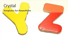  Presentation with magnetic - Slides having  background and a  colored foreground