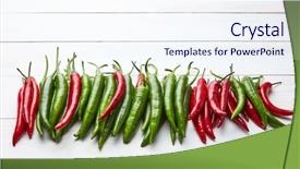  Presentation with chili - Slide deck featuring colorful mix of the freshest background and a  colored foreground