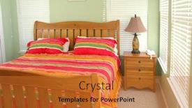  Presentation with bedroom modern - Amazing presentation having colorful modern bedroom in beach house backdrop and a gold colored foreground