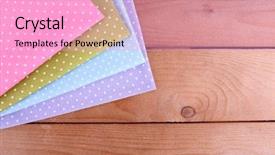  Presentation with napkins - Colorful slides enhanced with colorful napkins on wooden table backdrop and a lemonade colored foreground