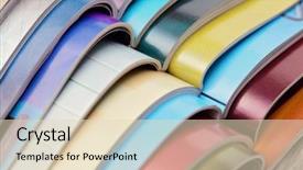  Presentation with newspapers - Theme consisting of colorful newspapers - relaxing time background and a lemonade colored foreground