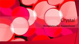  Presentation with auto repair out text - PPT theme having colorful out of focus background background and a red colored foreground