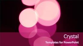  Presentation with focus - Theme featuring colorful out of focus background background and a violet colored foreground