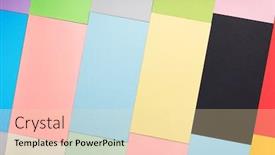  Presentation with abstract - Cool new theme with colorful-paper-abstract-background-surface backdrop and a lemonade colored foreground