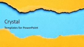  Presentation with paper quilling colorful paper flowers - Slides enhanced with colorful paper background with space background and a arctic colored foreground