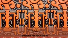  Presentation with motif - Presentation having colorful patterned chinese motif wall decoration background and a red colored foreground