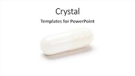  Presentation with healthcare - Theme consisting of colorful pills - white capsule isolated background healthcare background and a white colored foreground