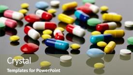  Presentation with pills - Colorful theme enhanced with electric power high voltage transmission backdrop and a ocean colored foreground