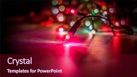  Presentation with pink green - PPT layouts enhanced with green and blue holiday lights background and a violet colored foreground