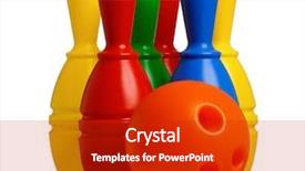  Presentation with fuel plastic - Beautiful PPT layouts featuring colorful plastic skittles of toy backdrop and a crimson colored foreground
