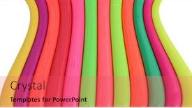  Presentation with art craft - Presentation with colorful-plasticine-modelling-clay-craft background and a red colored foreground