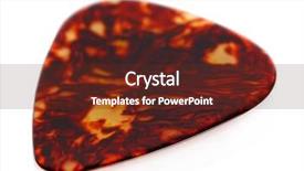  Presentation with colorful - Amazing PPT layouts having colorful-plectrum-isolated-on-white backdrop and a tawny brown colored foreground