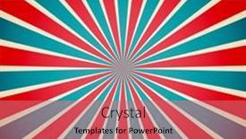  Presentation with texture - Audience pleasing PPT theme consisting of colorful-rays-texture-background-illustration backdrop and a coral colored foreground