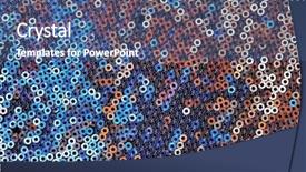  Presentation with texture - Presentation consisting of colorful sequined texture background and a ocean colored foreground