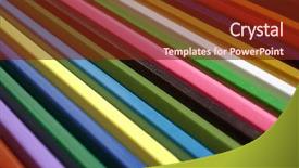  Presentation with pencils - Amazing presentation having colorful-set-of-wooden-pencils and a  colored foreground