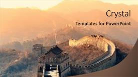  Presentation with morning sunrise - Presentation theme enhanced with thermal valley beitou taipei taiwan background and a lemonade colored foreground