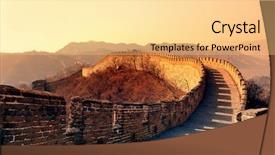  Presentation with morning sunrise - Colorful presentation theme enhanced with ornament abstract green weave frame background gradient colored backdrop and a soft green colored foreground