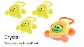  Presentation with baby intensive care - PPT layouts featuring colorful smiley baby rattle cars background and a  colored foreground