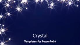  Presentation with sparkling lights - Colorful presentation enhanced with colorful-sparkling-christmas-lights-background backdrop and a navy blue colored foreground