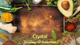  Presentation with spices - Cool new theme with colorful spices of the world backdrop and a tawny brown colored foreground