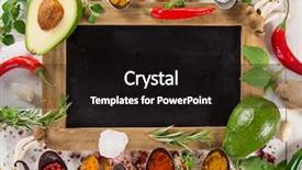  Presentation with spices - Amazing theme having colorful spices of the world backdrop and a black colored foreground