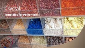  Presentation with dubai - Audience pleasing theme consisting of colorful-spices-on-the-traditional backdrop and a violet colored foreground