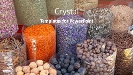  Presentation with dubai - Amazing PPT layouts having colorful-spices-on-the-traditional backdrop and a coral colored foreground