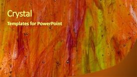  Presentation with stained glass - Slides with colorful stained glass background abstract background and a crimson colored foreground