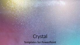  Presentation with stained glass - Slide deck featuring colorful stained glass background background and a seafoam green colored foreground