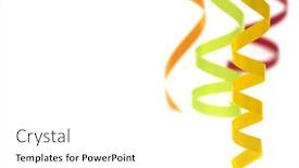  Presentation with colorful - Colorful PPT layouts enhanced with colorful-streamers-on-white-background backdrop and a  colored foreground
